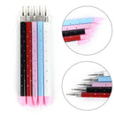 Double Different Head Dotting Pen Nail Dotting Tool Tips Bead Picker Wax Pen LJ