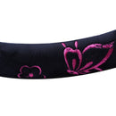 Comfort Grip Steering Wheel Cover - Rubber (Butterfly Pink)