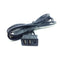 1.5M Car Vehicle Universal AUX 2 USB Audio Dashboard Mounted Extension Cable