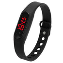 Fashion LED Womens Mens Date Sports Bracelet Watch Rubber Digital Wrist Wat