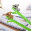 Cute Animal Pen Stationery Gel Ink Pen 0.5mm Black Pens Student Supplies- OZ