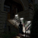 Stainless Steel Solar 5 LED Solar Wall Light Outdoor Garden Lamp Waterproof