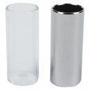 2 Pieces Glass Slide and Metal Slide for Guitar, Bass, Medium (6 cm) L9R4