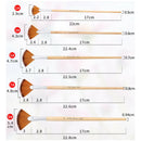 5 Pcs/Set Fan Paint Brush Set Artist for Acrylic Painting Watercolor Oil