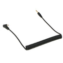 3.5mm to Male Flash PC Sync Cable Cord with Screw Lock for CANON 7D 5D II 1D 1DS