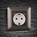 86 Type Wall Touch Panel Wall Socket Double USB Port Electrical Sockets