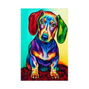 Colorful Dog 5D Diamond Painting Rhinestone Pictures Crystals Embroidery Kit