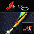 Fishing Hook Keeper Fishing Rod Lure Bait Safety Holder Plastic Hanger Fish Z1H5