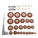 Alto Saxophone Repair Parts Saxophone Pad Set Screws Shaft Rod for Sax