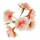 6pcs 4cm Artificial carnation flowers Stamen silk flower bouquet for weddin