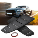 2pcs Scoop Air Flow Intake Car Styling Window Louver Engine Lid ABS Hood Vent