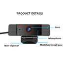 2K USB Webcam with Mic Microphone for Video Calling Conference Skype Gaming