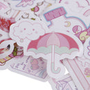 46pcs/box Pink Girlhood DIY Diary Stickers Paper Lables Gifts Packaging Decor BX