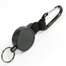 Elastic Rope Outdoor Camping Anti-lost Telescopic Keychain Holder with Carabiner