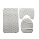 180X180Cm Waterproof Bathroom Shower Curtain Toilet Cover Mat Non-Slip Rug