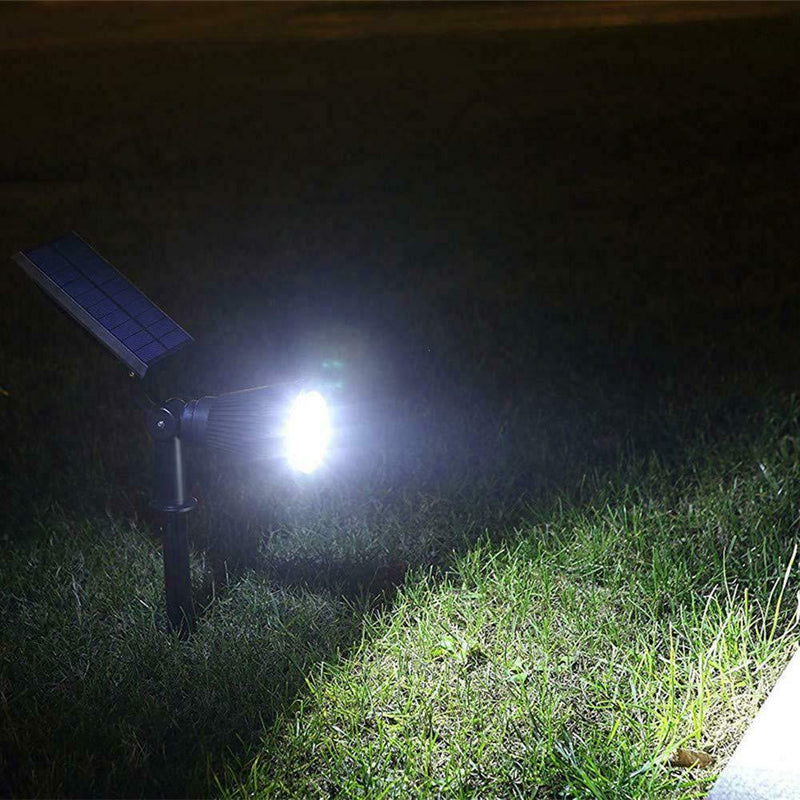 Waterproof LED Solar Lawn Lamp Spike Light Control Garden Path (Cool White) A