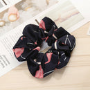 12pcs Cute Bunny Ear Scrunchies Ponytail Holder Hair Bands Elastic Ties F. Women