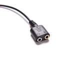 2 X 3.5mm to RJ9 Jack Adapter Convertor PC Audio Cable Headset Telephone -PS Gw