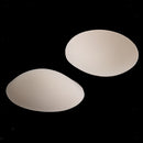 3 Pairs Bra Inserts Round Bra Pads Removable for Sports Bra Beige