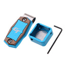 Magnetic Billiard Chalk Holder Pool Cue Sticks Accessory with Clip Blue