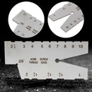 29 Degree Acme Screw Thread Gauge Gage Tool Grinding Metalworker Welding Ruler