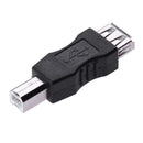 USB 2.0 A Female to B Male Adapter Connector AF to BM Converter for Printer A