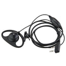D-shape Earphone Headset Ptt Microphone For  Uv3r Plus, Uv5r, Uv5ra, Uv5rb