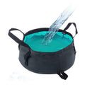 8.5L Portable Foldable Washbasin Bucket Wash Basin Travel Camping Water Pot QLF