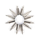 12pcs Steel  Arrow Heads Target Field Points Tip Archery Hunting MO