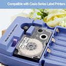 3 Pack 9mm Black on Clear Label Tape Label Maker Compatible with KL-120, KL