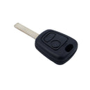 Key shell of 2 button emote control Car key ShelL + Blade Kit For PEUGEOT 3 H8W6