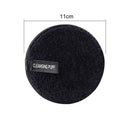 Soft Makeup Remover Puff Sponge Face Cleansing Powder Puff Pads (Black) A