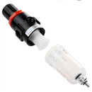 3X(filter compressor 1/4 inch gauge air regulator B9W4)