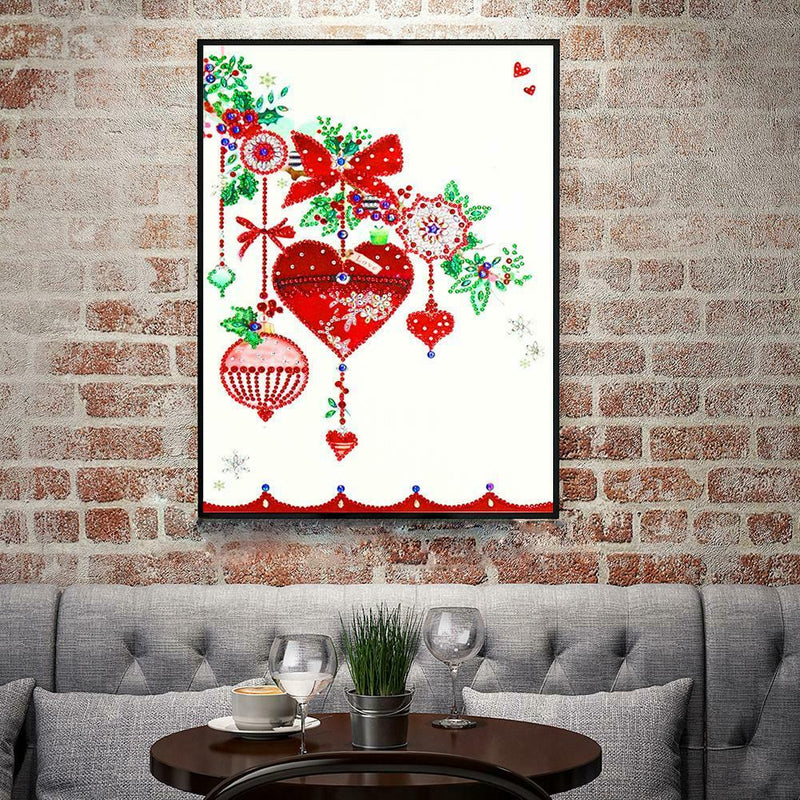 5D DIY Special Shaped Diamond Painting Heart Cross Stitch Mosaic Craft Kits