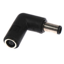 7.4mm to 7.4mm DC Power Plug Connector Adapter 90 Angle for Laptop OZ