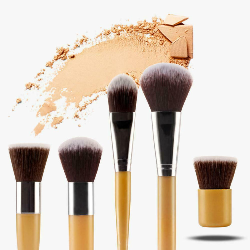 5pcs/Set Pro Makeup Brushes Blush Foundation Powder Face Cosmetic Flat Pens A