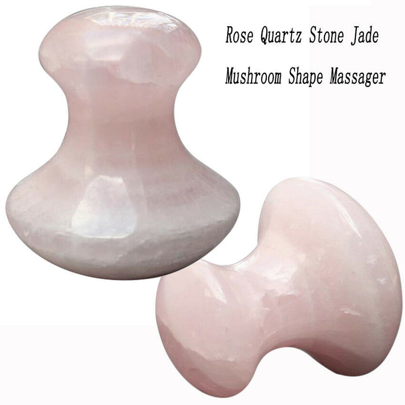 Details about  Natural Jade Guasha Facial Beauty Massage Tool Jade Roller Face