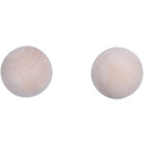 Wooden balls without bore Dia. 50 mm, 2 pieces