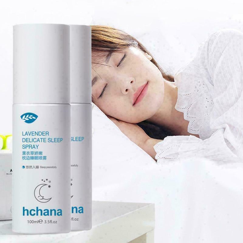 100ML Lavender Pillow Sleep Spray Soothe Mind Body Essential Insomnia Oil P7N7
