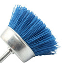 3Pcs 3-Inch(75mm) Assortednylon Cup Brushes Set Nylon Cup Set with 1/4 Shan