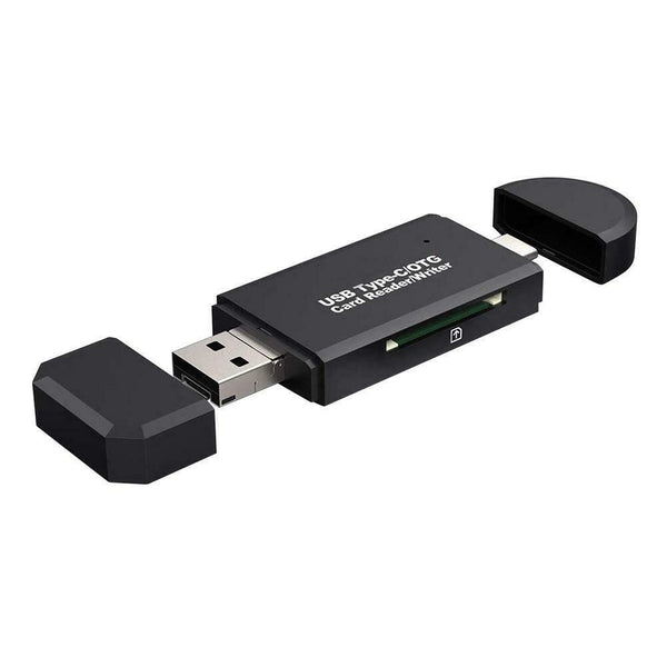Type C+Micro USB+USB 3 in 1 OTG Card Reader High-speed USB2.0 Card Reader  #gib