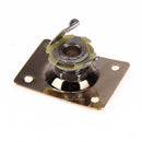 3PCS 6.35cm Metal Square Output Jack Plates Socket for Electric Guitar Bass