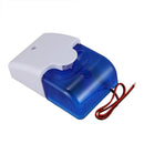 Mini Wired Strobe Warning Siren Durable Dc 12V Sound Alarm Flashing Light S V3D6