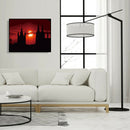 Hand Painted Artwork Frameless DIY Fantasy Sunset Painting By Numbers Decor