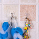 3 strong transparent suction cup sucker wall hooks hanger for kitchen bathroomM&