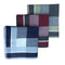 12pcs Plaid Handkerchiefs Classic Soft Hanky  Square Formal Kerchief 16''