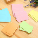 100 memory cards Blank DIY graffiti word cards net Small memo pad blocks Me