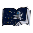 Creative Astronaut Brooch Universe in Book Badge Jacket Backpack Pins Decor A