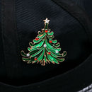 Crystal Rhinestone Christmas Tree Brooch Pin Shirt Collar Xmas Gift Jewrly