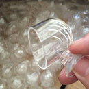 Clear Acrylic Pot Plant Cup Holder Red Shrimp Worm Aquarium Fish Tank Decor Cool